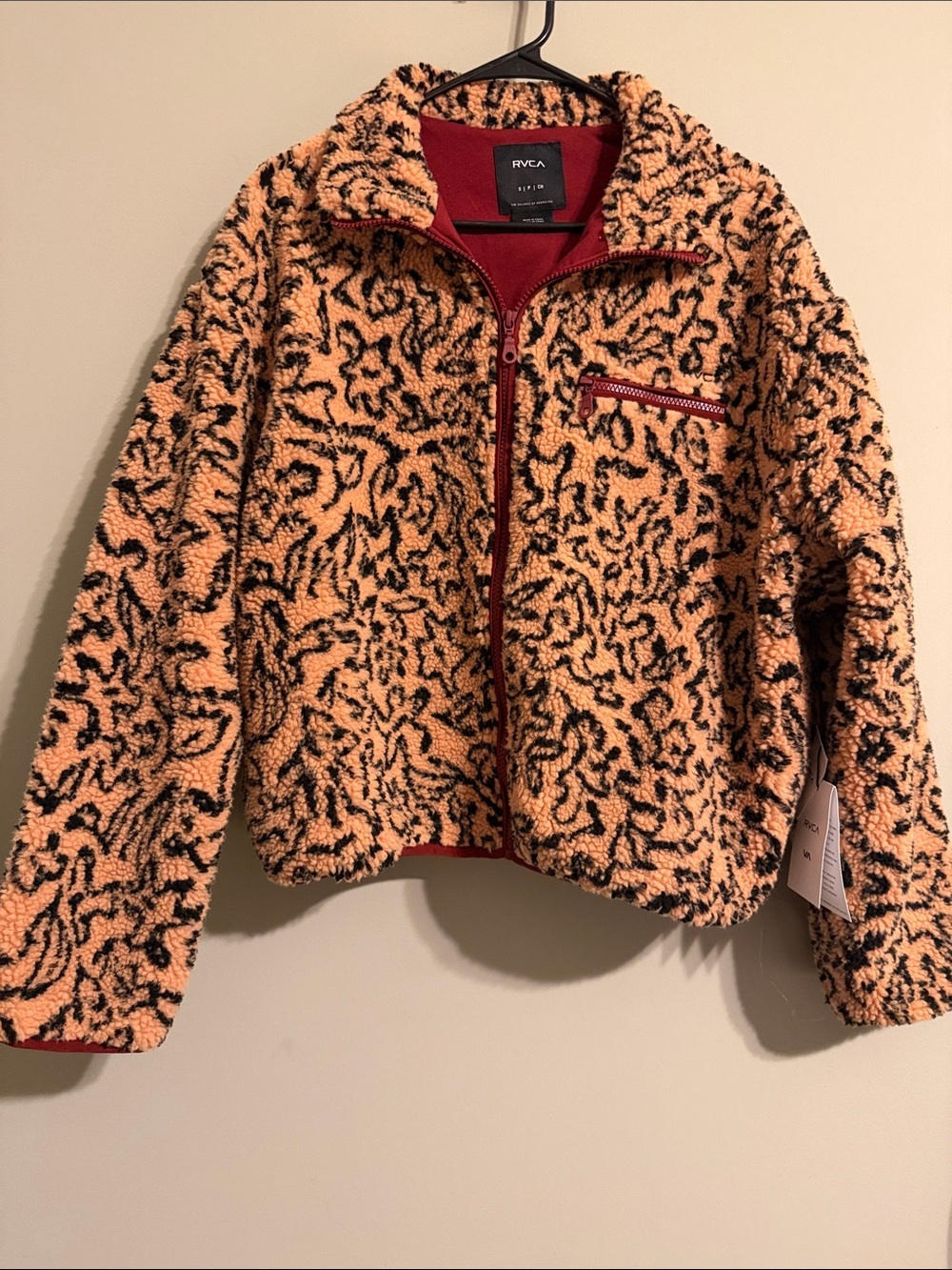 RVCA Oh Hush Sherpa Jacket Small - Picture 6 of 8